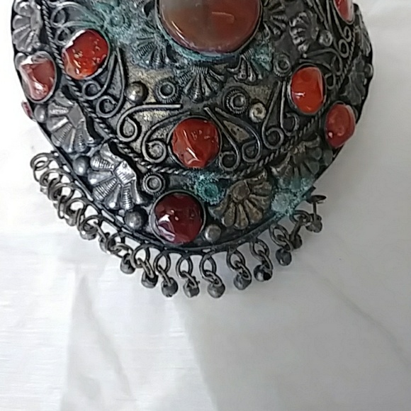 Vintage Sajai Metal & Precious Stone Purse - Picture 3 of 8